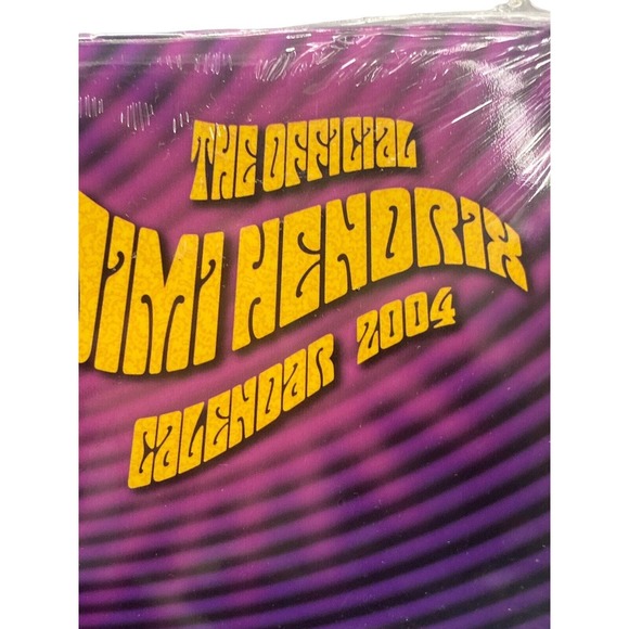 Official Jimi Hendrix Wall Calendar 2004 New Sealed Collectors Item Memorabilia - Picture 3 of 12
